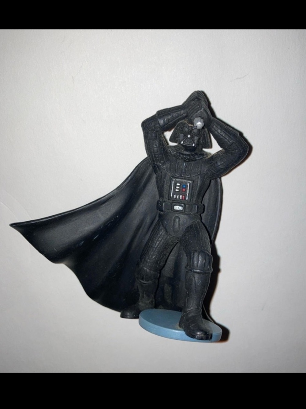Darth Vader 3.5 in figure; Applause, bent saber & base